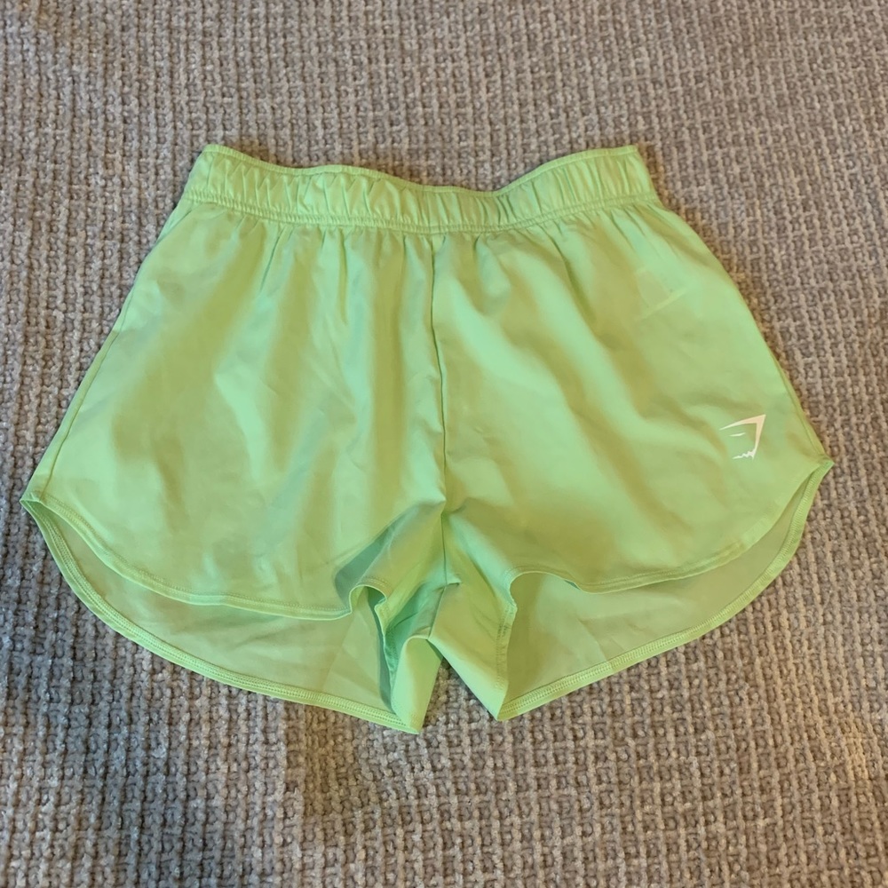 Green gymshark shorts